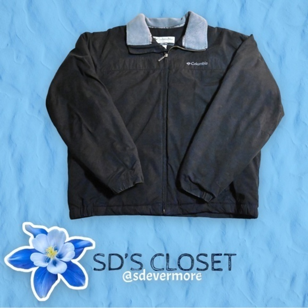 Vintage Columbia Jacket, Men’s L, Black